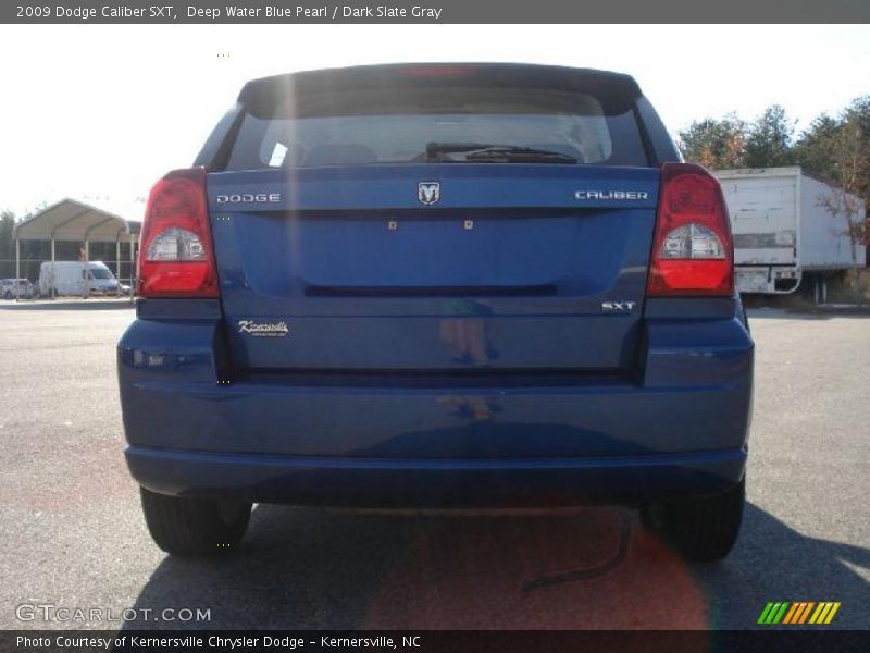 Deep Water Blue Pearl / Dark Slate Gray 2009 Dodge Caliber SXT