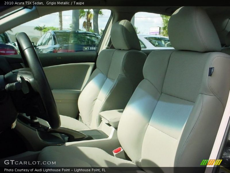 Grigio Metallic / Taupe 2010 Acura TSX Sedan