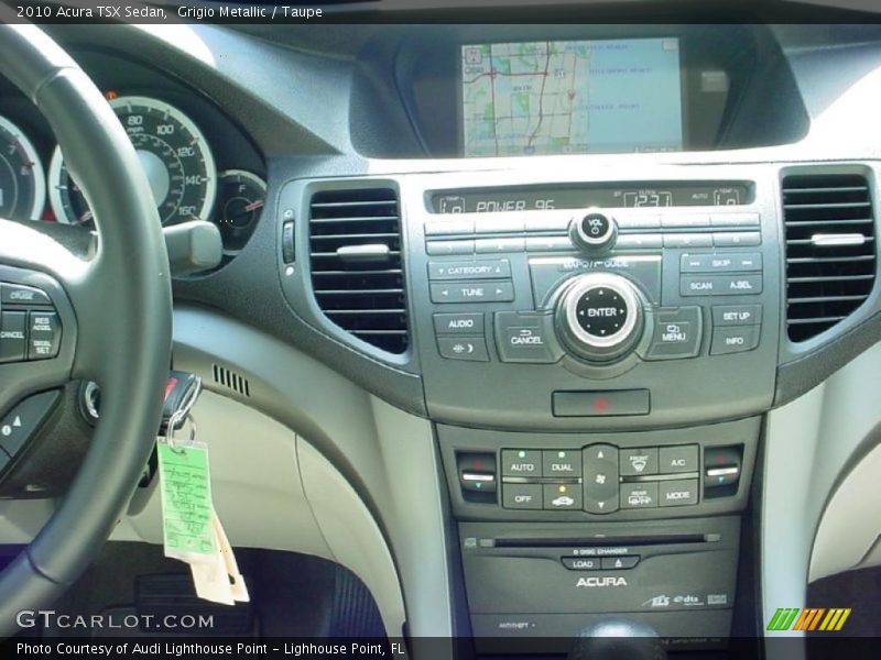 Grigio Metallic / Taupe 2010 Acura TSX Sedan