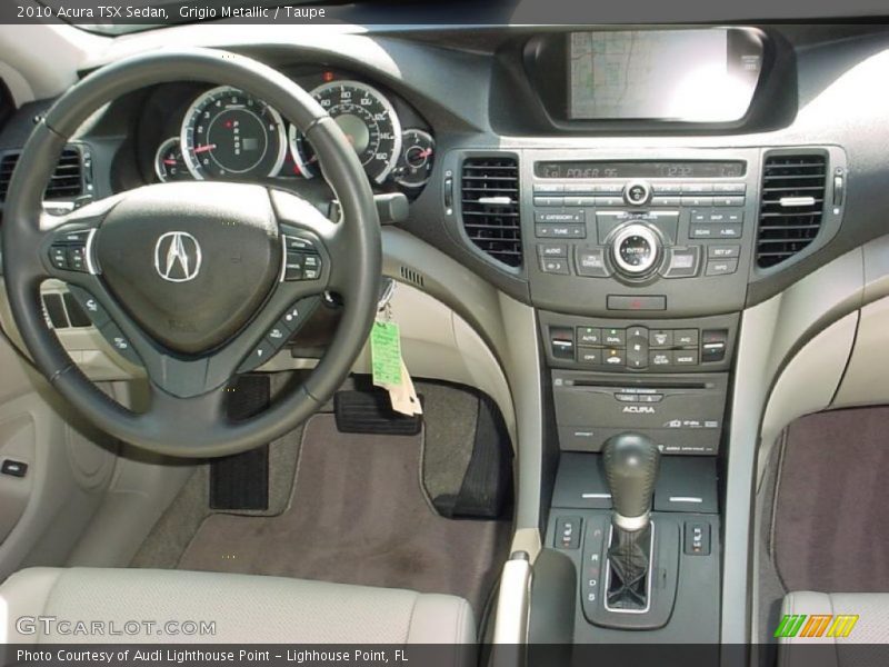 Grigio Metallic / Taupe 2010 Acura TSX Sedan