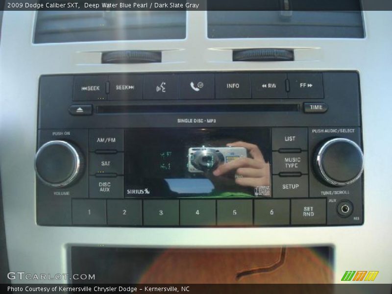 Deep Water Blue Pearl / Dark Slate Gray 2009 Dodge Caliber SXT