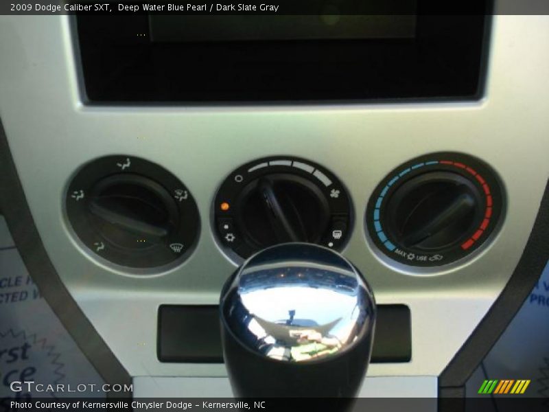 Deep Water Blue Pearl / Dark Slate Gray 2009 Dodge Caliber SXT