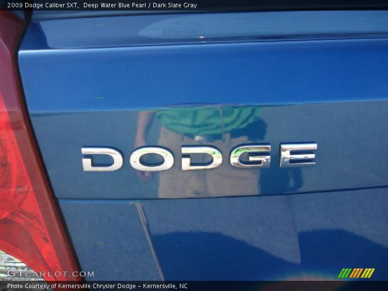 Deep Water Blue Pearl / Dark Slate Gray 2009 Dodge Caliber SXT