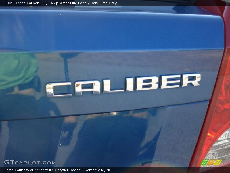 Deep Water Blue Pearl / Dark Slate Gray 2009 Dodge Caliber SXT