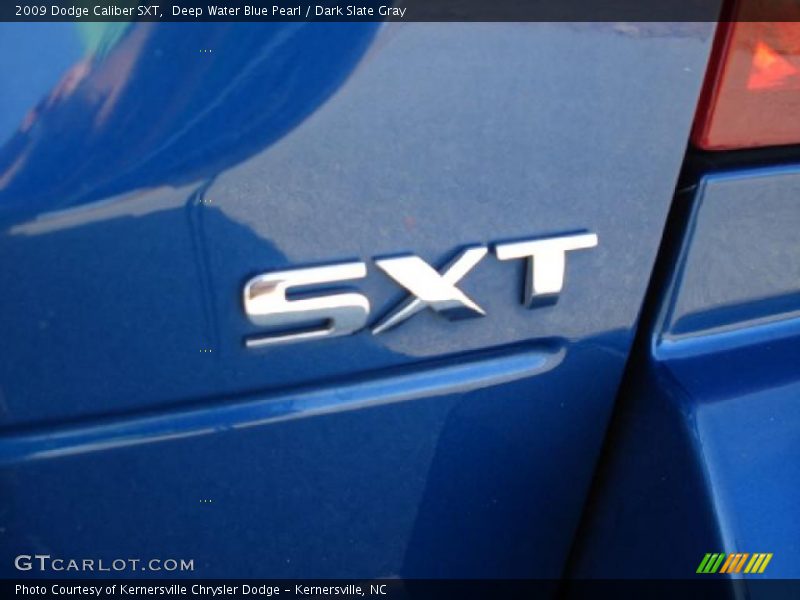 Deep Water Blue Pearl / Dark Slate Gray 2009 Dodge Caliber SXT