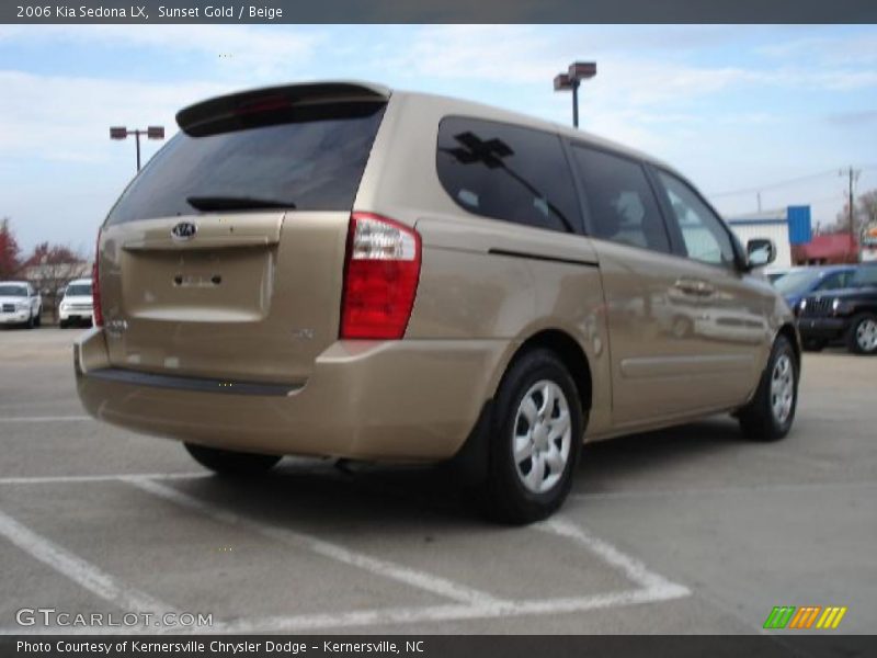 Sunset Gold / Beige 2006 Kia Sedona LX