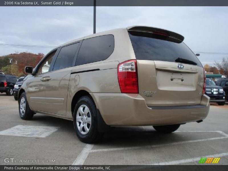 Sunset Gold / Beige 2006 Kia Sedona LX