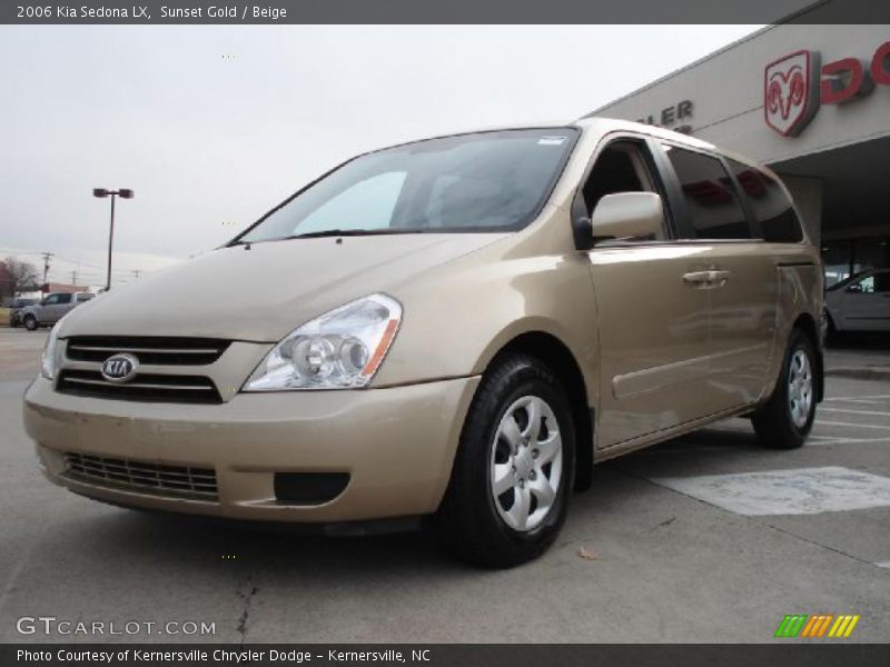 Sunset Gold / Beige 2006 Kia Sedona LX