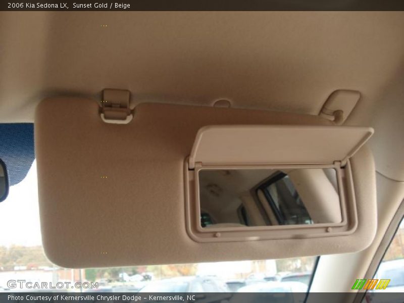 Sunset Gold / Beige 2006 Kia Sedona LX