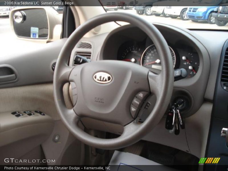Sunset Gold / Beige 2006 Kia Sedona LX