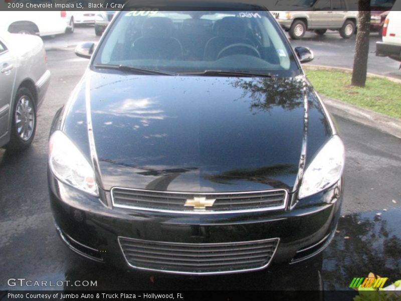 Black / Gray 2009 Chevrolet Impala LS