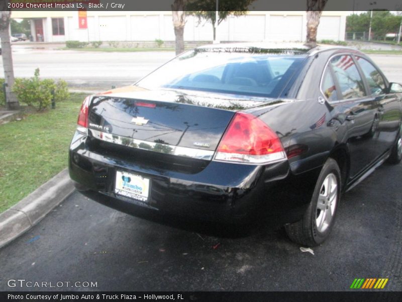 Black / Gray 2009 Chevrolet Impala LS