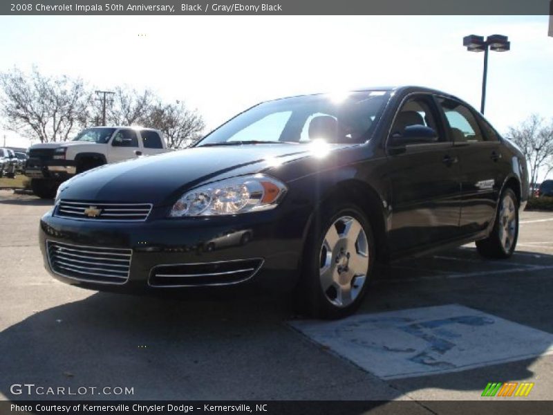 Black / Gray/Ebony Black 2008 Chevrolet Impala 50th Anniversary
