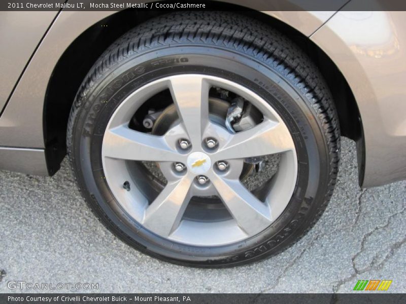 Mocha Steel Metallic / Cocoa/Cashmere 2011 Chevrolet Malibu LT