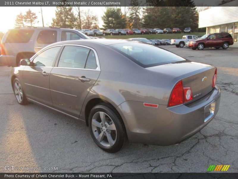Mocha Steel Metallic / Cocoa/Cashmere 2011 Chevrolet Malibu LT