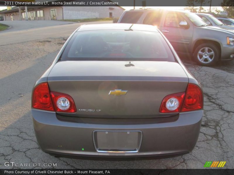 Mocha Steel Metallic / Cocoa/Cashmere 2011 Chevrolet Malibu LT