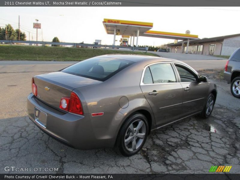 Mocha Steel Metallic / Cocoa/Cashmere 2011 Chevrolet Malibu LT