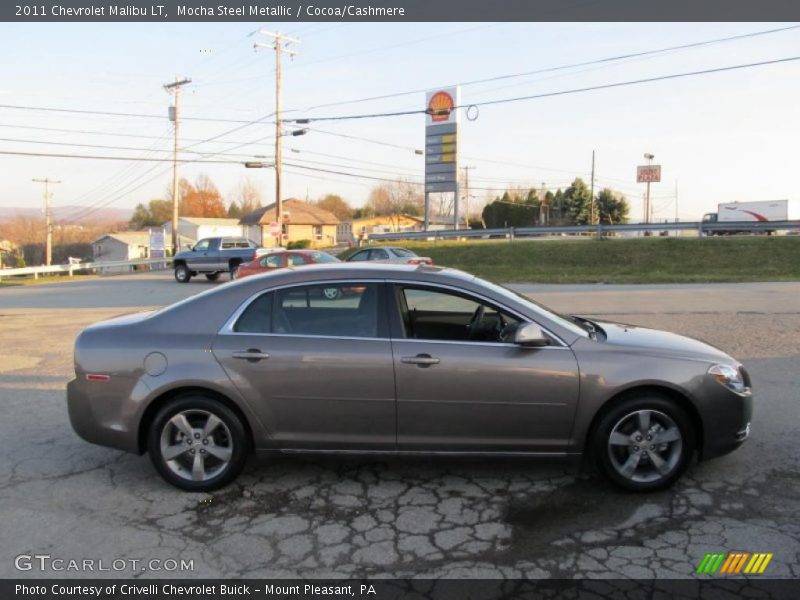 Mocha Steel Metallic / Cocoa/Cashmere 2011 Chevrolet Malibu LT