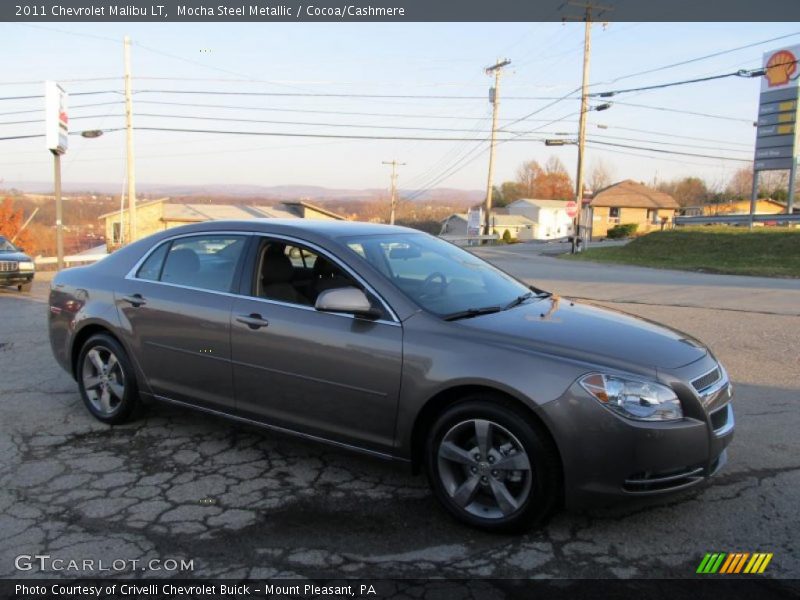 Mocha Steel Metallic / Cocoa/Cashmere 2011 Chevrolet Malibu LT