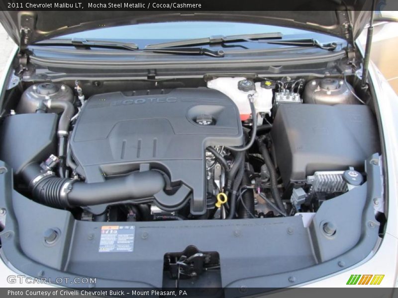 Mocha Steel Metallic / Cocoa/Cashmere 2011 Chevrolet Malibu LT