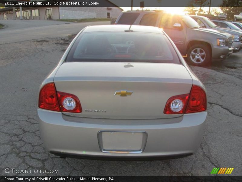 Gold Mist Metallic / Ebony 2011 Chevrolet Malibu LT