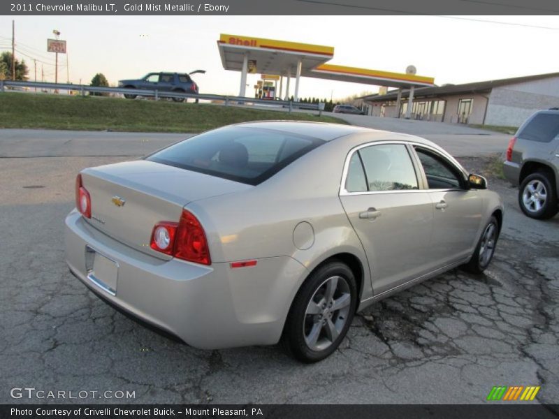 Gold Mist Metallic / Ebony 2011 Chevrolet Malibu LT