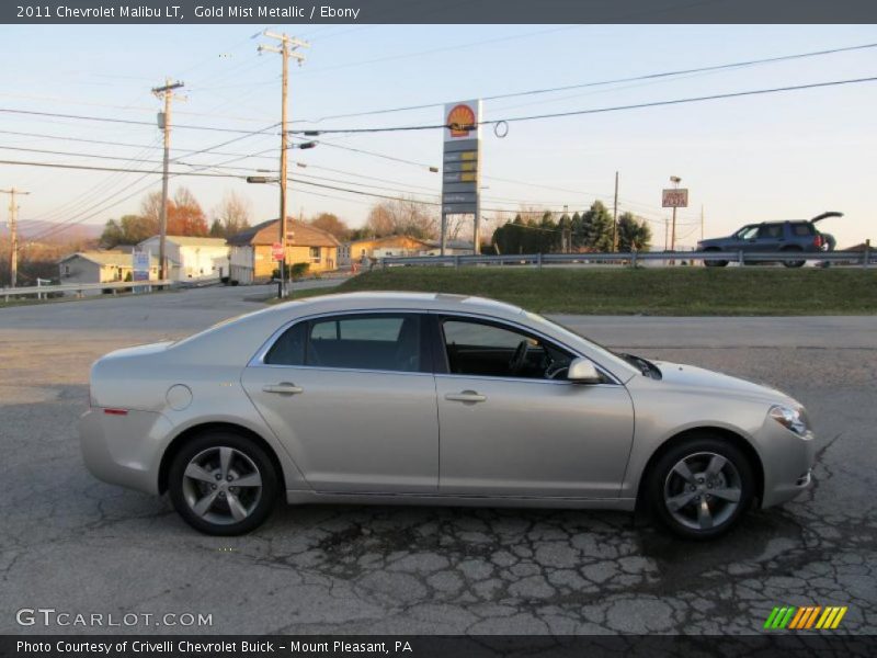 Gold Mist Metallic / Ebony 2011 Chevrolet Malibu LT