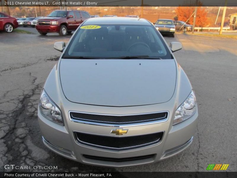 Gold Mist Metallic / Ebony 2011 Chevrolet Malibu LT