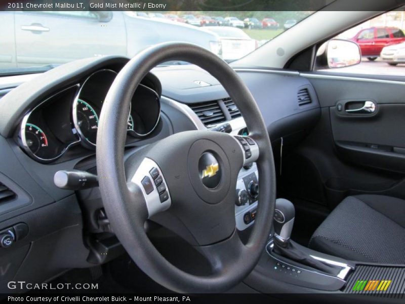 Gold Mist Metallic / Ebony 2011 Chevrolet Malibu LT