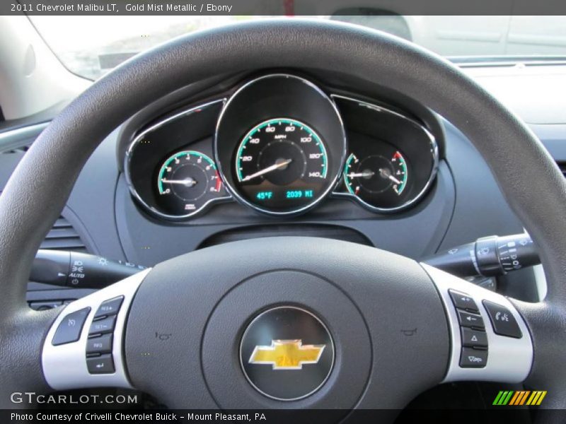 Gold Mist Metallic / Ebony 2011 Chevrolet Malibu LT