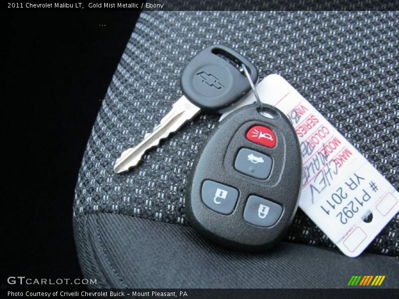 Gold Mist Metallic / Ebony 2011 Chevrolet Malibu LT