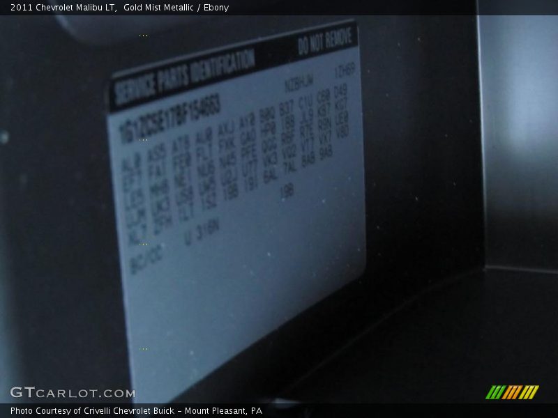 Gold Mist Metallic / Ebony 2011 Chevrolet Malibu LT