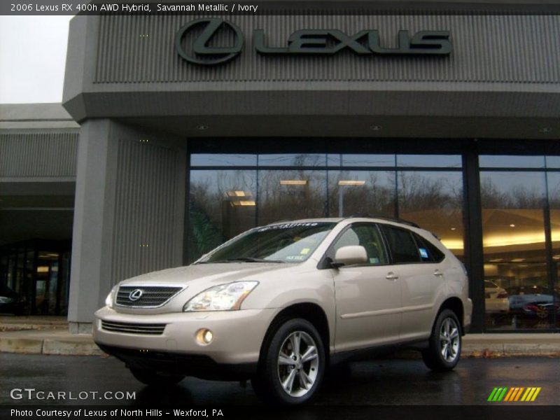 Savannah Metallic / Ivory 2006 Lexus RX 400h AWD Hybrid