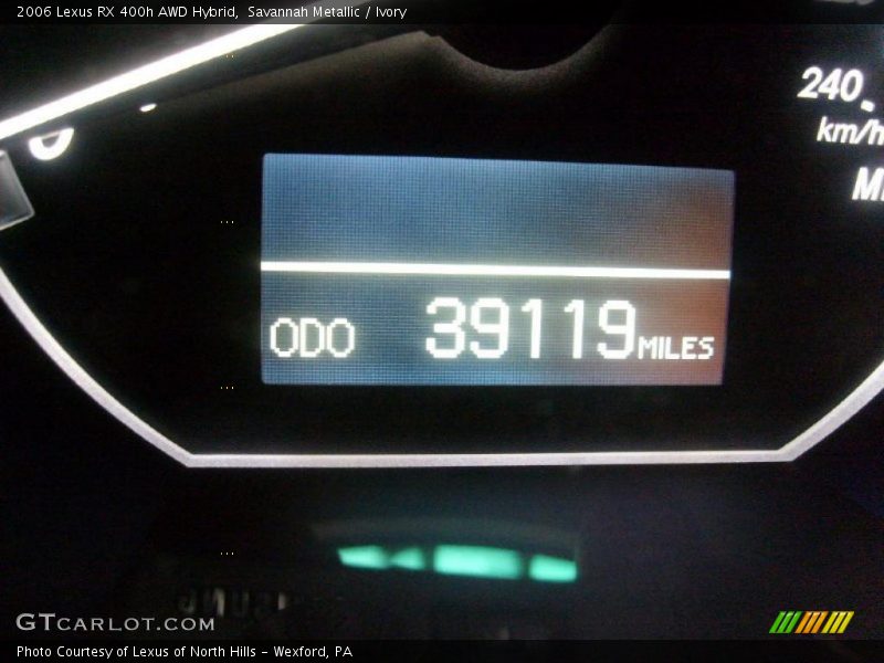 Savannah Metallic / Ivory 2006 Lexus RX 400h AWD Hybrid