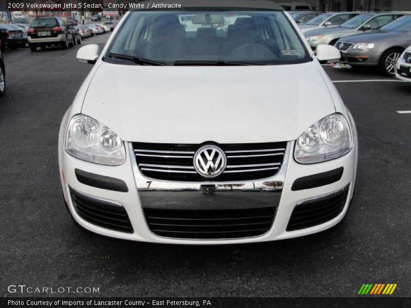 Candy White / Anthracite 2009 Volkswagen Jetta S Sedan