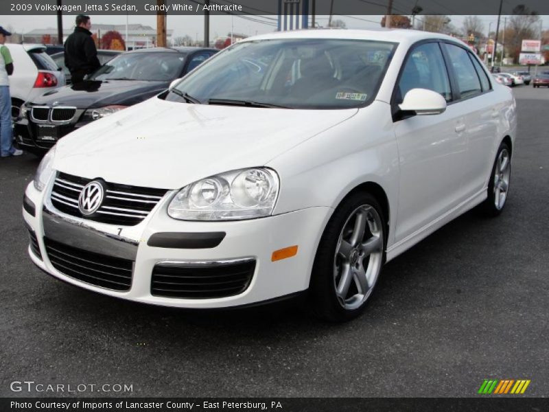 Candy White / Anthracite 2009 Volkswagen Jetta S Sedan