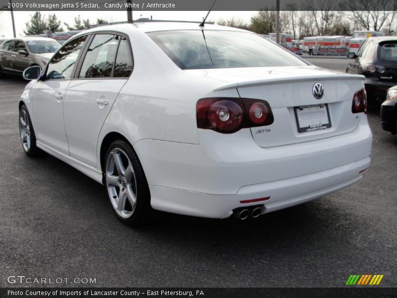 Candy White / Anthracite 2009 Volkswagen Jetta S Sedan