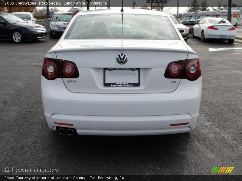Candy White / Anthracite 2009 Volkswagen Jetta S Sedan