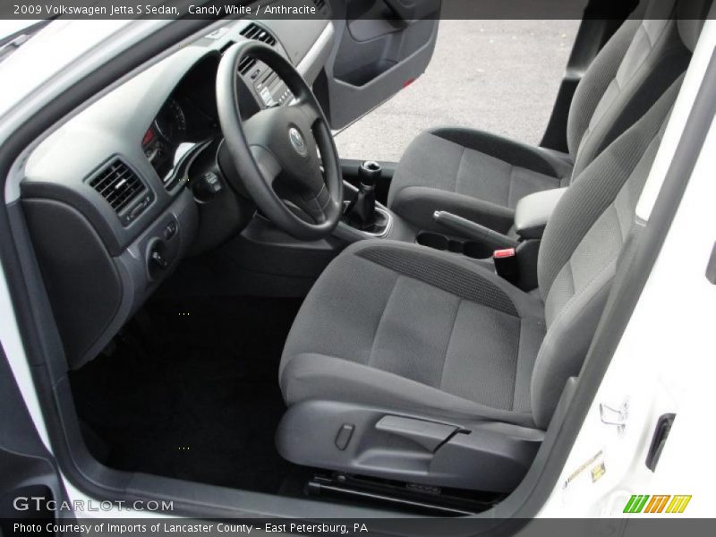  2009 Jetta S Sedan Anthracite Interior