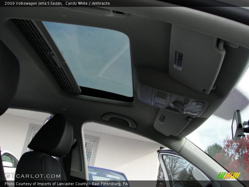Sunroof of 2009 Jetta S Sedan