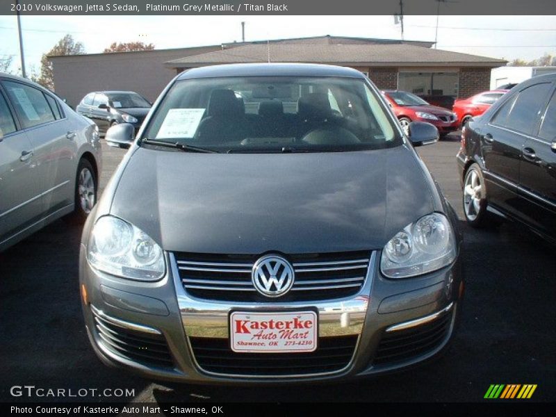 Platinum Grey Metallic / Titan Black 2010 Volkswagen Jetta S Sedan