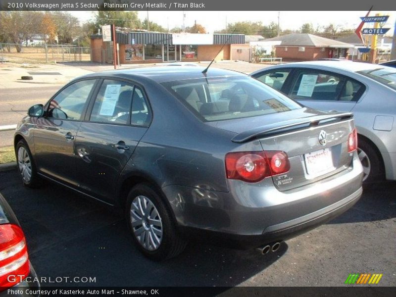 Platinum Grey Metallic / Titan Black 2010 Volkswagen Jetta S Sedan