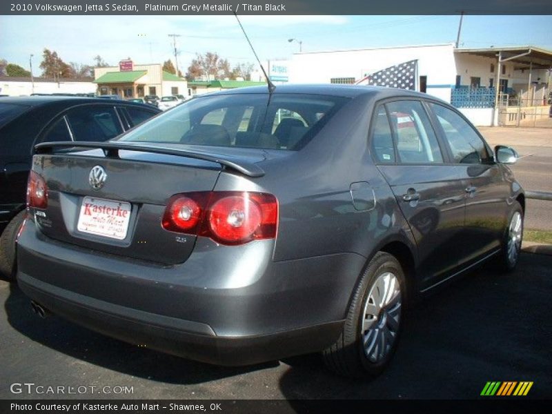 Platinum Grey Metallic / Titan Black 2010 Volkswagen Jetta S Sedan