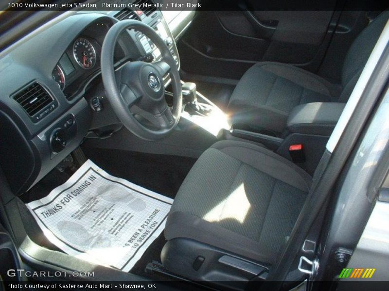 Platinum Grey Metallic / Titan Black 2010 Volkswagen Jetta S Sedan