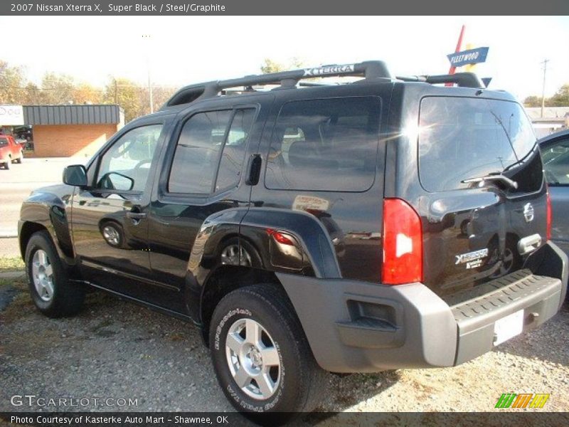 Super Black / Steel/Graphite 2007 Nissan Xterra X