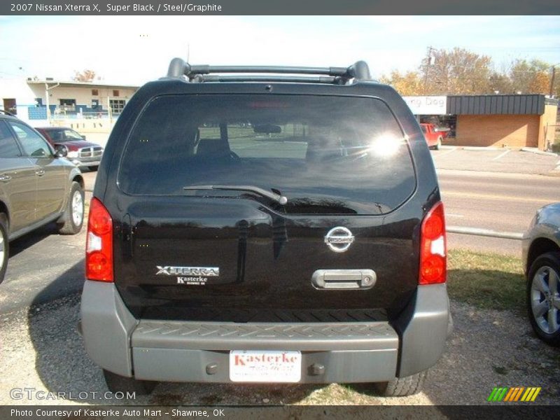 Super Black / Steel/Graphite 2007 Nissan Xterra X