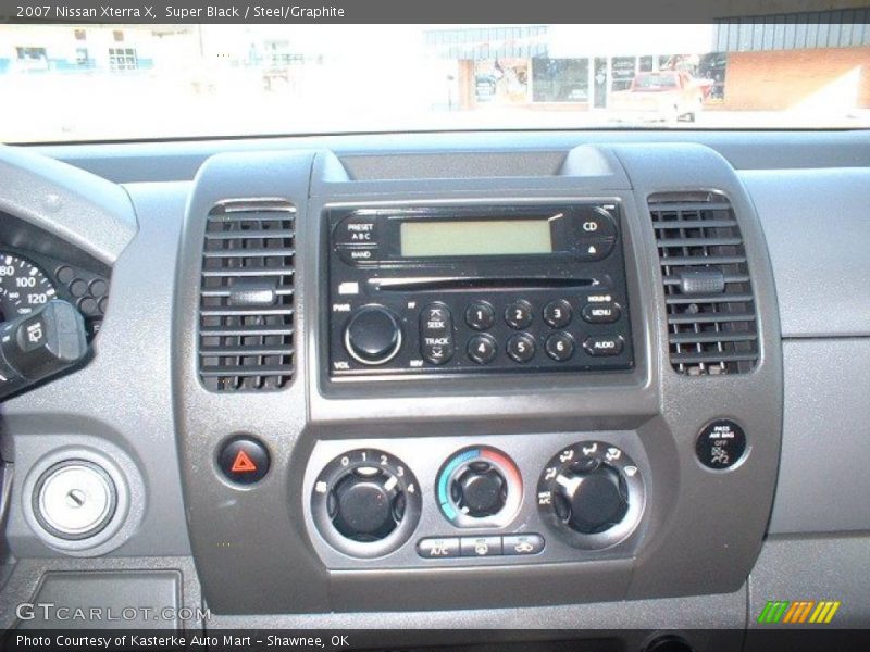Super Black / Steel/Graphite 2007 Nissan Xterra X