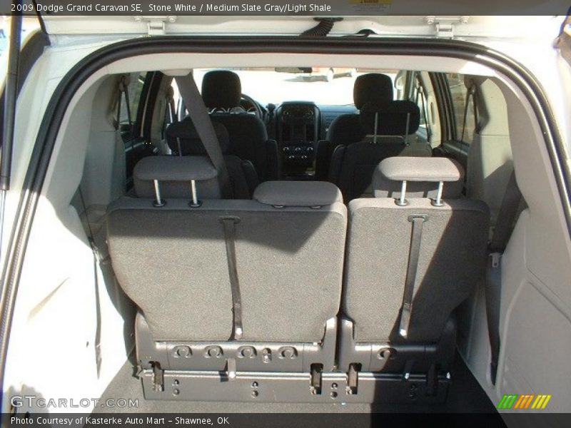 Stone White / Medium Slate Gray/Light Shale 2009 Dodge Grand Caravan SE