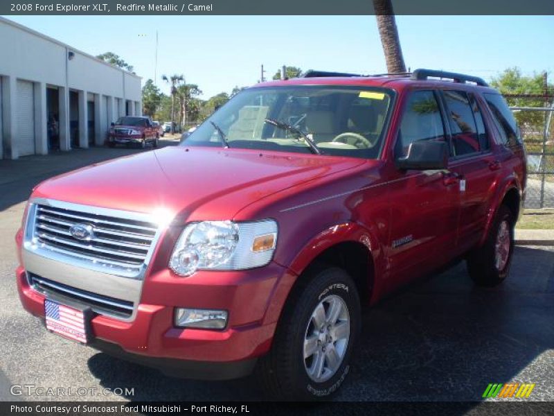 Redfire Metallic / Camel 2008 Ford Explorer XLT