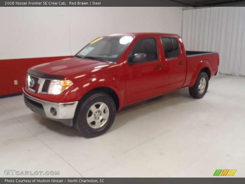Red Brawn / Steel 2008 Nissan Frontier SE Crew Cab